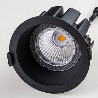 Светильник LED IP65 *10,8*- см, LED*W, 4000K, Lightstar Ciclone 385147, Черный, вр 9,5 см
