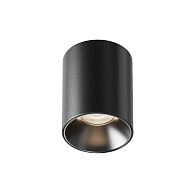 Потолочный светильник 7,5 см, LED*8W, 4000K, Maytoni Alfa LED 50° C064CL-8W4K-RD-B, Черный