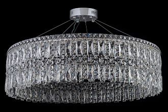 Люстра подвесная *80* см, Led лента*LED*88W, 3000/6000K, Arti Lampadari Ovindoli Nickel Ovindoli L 1.5.80.100 N, Никель