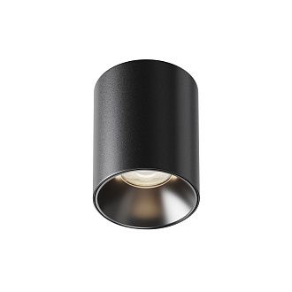 Потолочный светильник 7,5 см, LED*8W, 4000K, Maytoni Alfa LED 50° C064CL-8W4K-RD-B, Черный