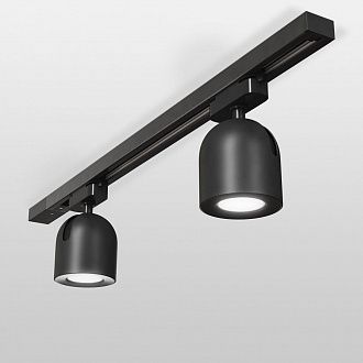 Трековый светильник для однофазного шинопровода Ogma GU10 черный MRL 1005 Elektrostandard