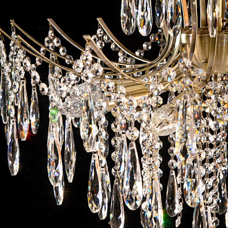 Подвесная люстра Citilux Селена CL302183, диаметр 55 см, бронза