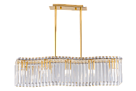 Люстра L830 x W140 x H650, мм, 5*40W (200W), GOLD+CLEAR (Золото + Прозрачный Хрусталь) NewRgy 3100E/5A GOLD+CLEAR