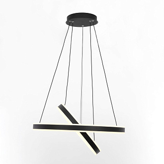 Светильник 60 см, 108W, 3000-5500 К Черный Citilux Дуэт CL719641