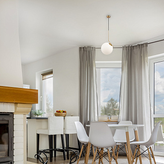 Светильник 30 см  Freya Sara FR5130PL-01BS латунь