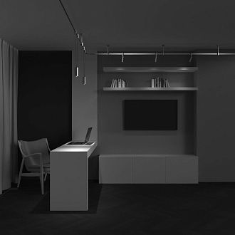 Трековый светильник  TR157-1-12W4K-PT *3,5*-12 см, *LED*12W, 4000K, Maytoni technical FLARITY TR157-1-12W4K-PT, Платина