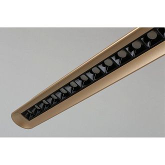 Линейный светильник 124*8,5*50-190 см 38W, 3000-6000K, Aployt Gercia APL.786.03.38, черный