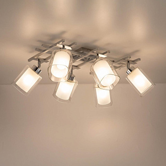 Потолочная люстра Citilux Риволи CL104160, алюминий