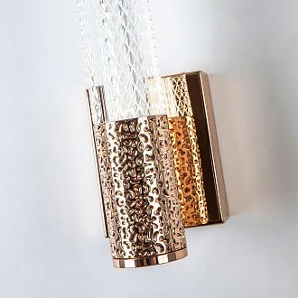 Настенный светильник 8x10xсм, LED, 3Вт, 4000K, Modelux ML.3310.01 GD Золото