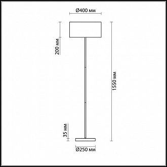 Торшер Lumion Nikki 3745/2F матовый никель