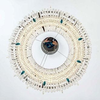 Подвесная люстра 50*50*120 см, LED 35W, 3000 / 6000K, Хром MODELUX ML.2306.500