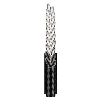 Настенный светильник *4,5*-33 см, 1*LED*4W, 3000K, Odeon Light Exclusive KOLOS 5459/4WL, черный глянцевый/прозрачный