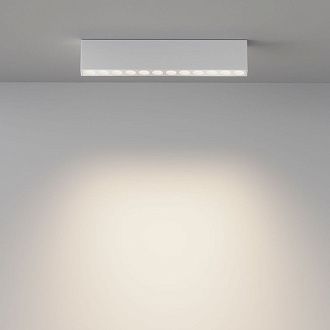 Потолочный светильник 25 см, 20W, 3000-6000K, Maytoni Points C066CL-20W3-6K-W, белый