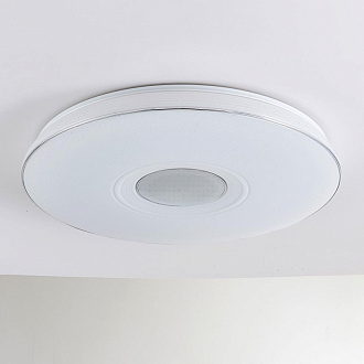 Светильник 60 см, 100W, 3000-4200К музыкальный с Bluetooth Citilux CL703M100, плафон блестящий