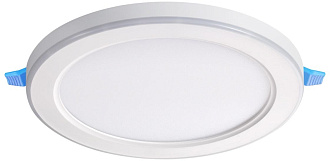 Светильник 17 см, 12W+4W, 3000K, Novotech Span 359020, белый, вр 6-16 см