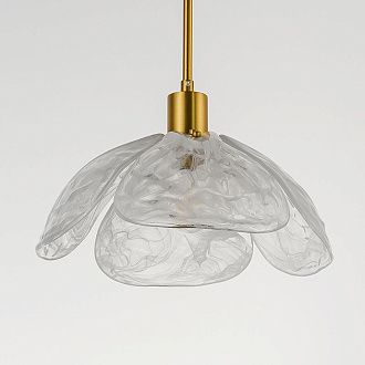 Подвесной светильник FLEUR A Белый 28*38*38 см, 1*E27*60W, ImperiumLoft FLEUR-A01, Золотистый