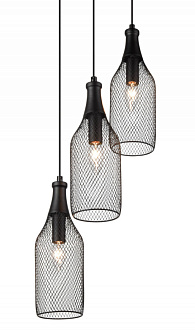 Подвесной светильник  33*188 см, 3*E14 черный Vele Luce Maestro VL6512P03