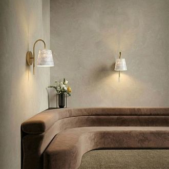 Бра 30 см, Eurosvet Pearl 101013, латунь