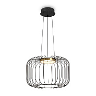 Подвесной светильник 40 см, 10W, 3000K, Freya Citrus FR5398PL-L8B, черный