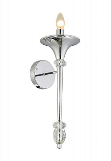 Бра 12*20 см, Crystal Lux MIRACLE AP1 CHROME Хром