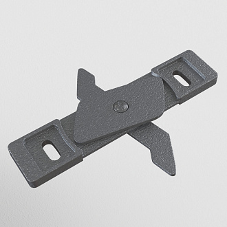 Фиксатор для накладного монтажа S35 серый для накладной трековой системы Maytoni Technical Magnetic track system S35 TRA004HS-21S СерыйIP 20
