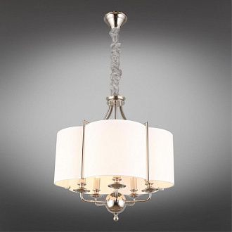 Подвесная люстра 50*80-150 см, 5*E14, 40W, Aployt Korin APL.613.03.05, хром