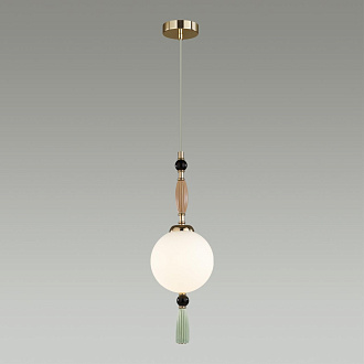 Подвесной светильник  15*15*46-200 см, 1*E14*40W Odeon Light Palle 5405/1 золотой