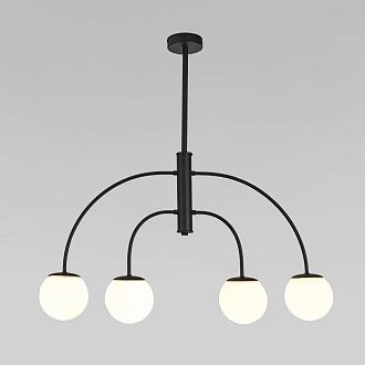 Светильник 77*13*48,5-128,5 см, 4*E27*40W, Eurosvet Cenacolo 30179/4, черный, a069121