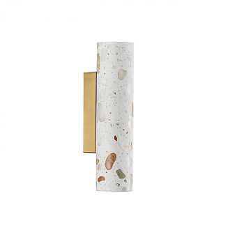 Настенный светильник 30 см, 12W, 3000K, ODEON LIGHT TERRAZZO 7012/12WL, латунь
