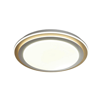 Cветильник 41*7 см, LED 48W, 3000-6000 К, IP43, белый/золотистый, пластик Sonex Setta, 7630/DL