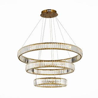 Люстра подвесная 82 см, 122W 4000K ST LUCE TIVOLI SL1622.303.03 Латунь