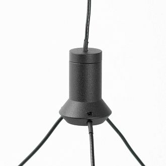 Подвесной светильник *40*35-150 см, 1*LED*40W, 4000K, Lussole Hardin LSP-7433, черный