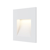 Встраиваемый светильник Maytoni LED Arca O038-L3W, 3W LED, 3000K, белый, вр 6*5,5 см