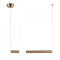 Подвесной светильник 60*10*30-20 см 12W, 3000K, Aployt Zhozefin APL.038.16.12, бронзовый