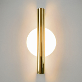 Бра 10,2*4,5*35 см, LED, 3000К, Maytoni Theorema MOD288WL-L5G3K золотой