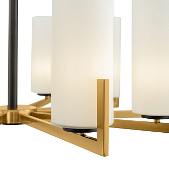 Люстра на штанге Maytoni Fortano MOD089PL-10BS, диаметр 86 см, латунь