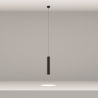 Подвесной светильник  5,2*30 см, LED 12W, 4000К, Черный Maytoni Focus LED P072PL-L12B4K-1