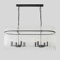 Люстра 90 см, Crystal Lux CLARO SP8, черный
