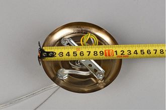 Подвесной светильник 25*70-170 см, 1*E14, 40W, Aployt Kinia APL.708.16.01, латунный