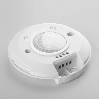 Инфракрасный датчик движения 6m 2,2-4m 2000W IP20 360° SNS-M-11 белый Elektrostandard