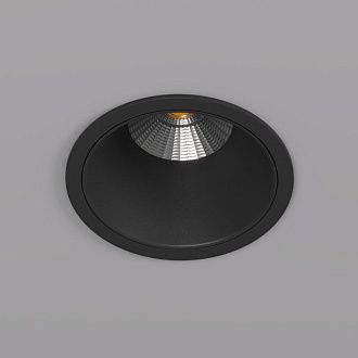 Светильник встраиваемый 8,5*8,5*7,7 см, вр 7,5 см, *LED*12W, 3000K, Denkirs Grena DK4500-BK, черный