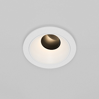Встраиваемый светильник 6,2*7 см, LED*7W, 3000 К, Wise DL057-7W3K-W Maytoni Downlight, Белый, вр 5,8 см