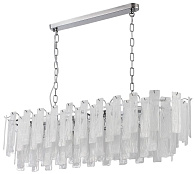 Люстра подвесная 120*30*50/80 см, 12*E14 40W Хром Stilfort Glowice 2157/09/12PL