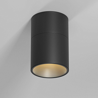 Светильник потолочный светодиодный 7 см, 9W, 3000K, Elektrostandard Rolly 25112/LED, черный 