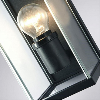 Уличный светильник 13*12*25 см, 1*E27 черный Arte Lamp Pot A1631AL-1BK