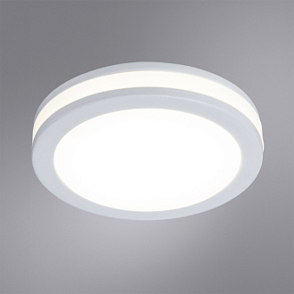 Cветильник 8 см 7W 4000K Arte Lamp TABIT A8430PL-1WH белый, вр 6,5 см