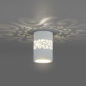 Светильник 7*7 см, LED 7W, 4200K с подсветкой DLS025 Elektrostandard