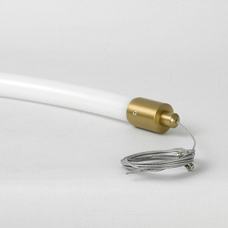 Люстра подвесная 70*50 см, 4*led*13W, 3000K, 12 м2 Lussole Bartow LSP-7247 матовое золото