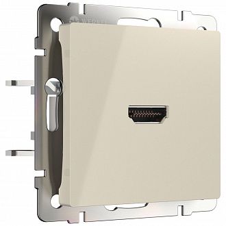 W1186003 Розетка HDMI, слоновая кость Werkel, 4690389155871