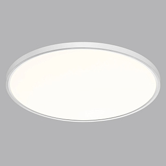 Cветильник 60*2,5 см, LED 48W, 3000/4000 К, IP40, белый, пластик Sonex Alfa White, 7659/48L